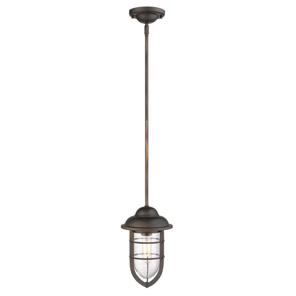 Antique Bronze Teardrop Shape Pendant Light By Homeroots | Pendant Lamps | Modishstore - 3