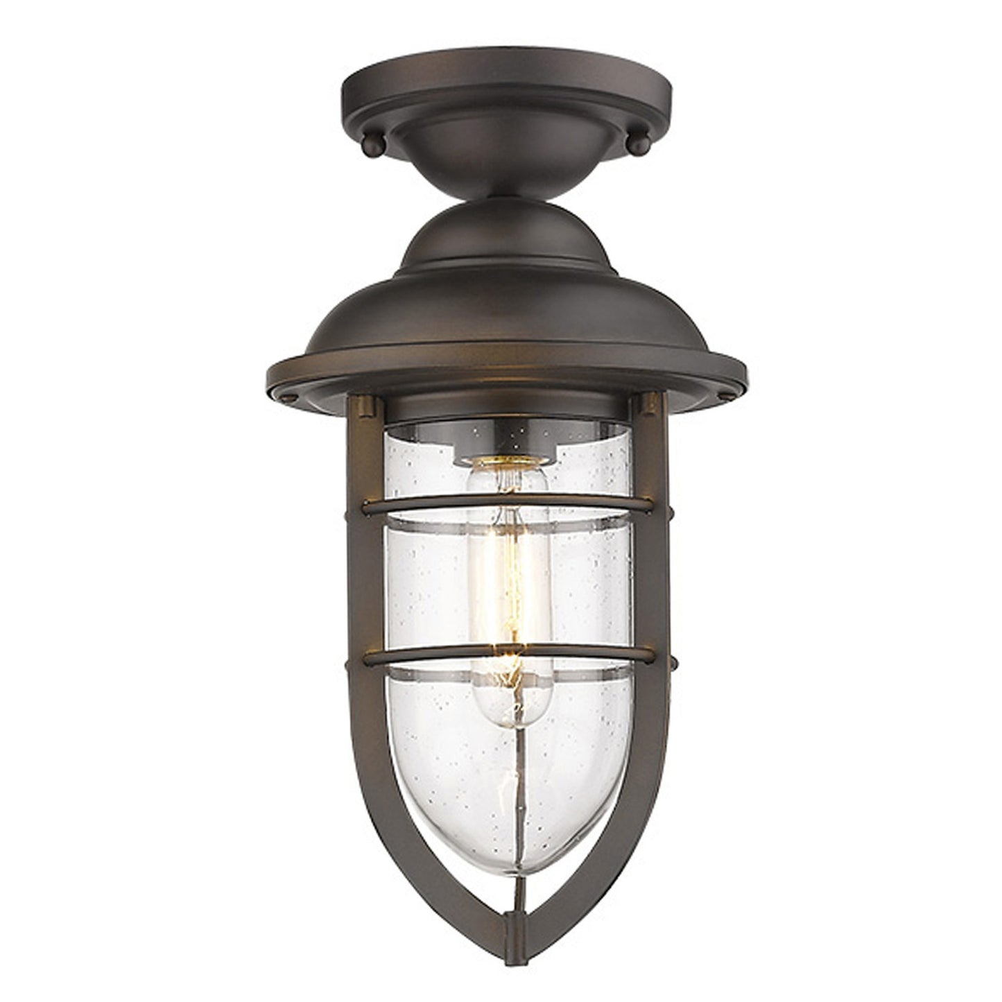 Dylan 3-Light Oil-Rubbed Bronze Hanging Lantern By Homeroots | Lanterns | Modishstore - 7