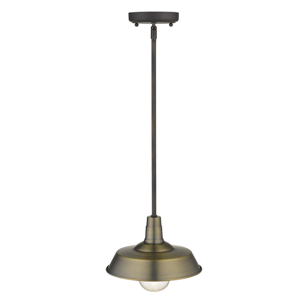 Brushed Gold Shallow Plate Adjustable Pendant Light By Homeroots | Pendant Lamps | Modishstore - 3