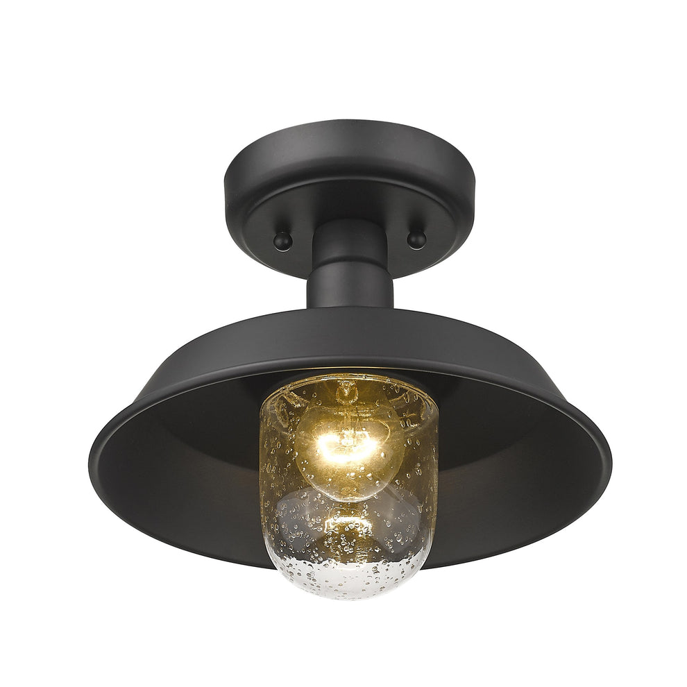 Matte Black Shallow Plate Adjustable Pendant Light By Homeroots | Pendant Lamps | Modishstore - 7