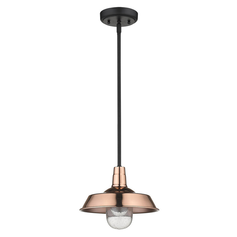 Shiny Copper Shallow Plate Adjustable Pendant Light By Homeroots | Pendant Lamps | Modishstore