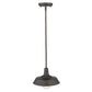 Antique Bronze Shallow Plate Adjustable Pendant Light By Homeroots | Pendant Lamps | Modishstore - 3