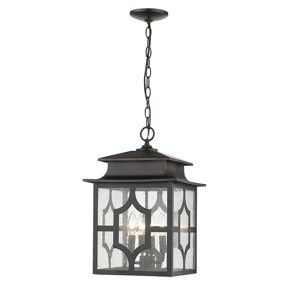 Calvert 4-Light Oil-Rubbed Bronze Hanging Lantern By Homeroots | Lanterns | Modishstore - 2