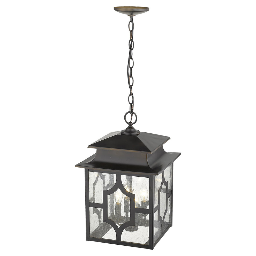 Calvert 4-Light Oil-Rubbed Bronze Hanging Lantern By Homeroots | Lanterns | Modishstore - 3
