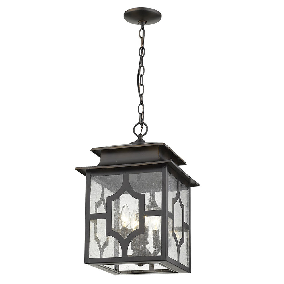 Calvert 4-Light Oil-Rubbed Bronze Hanging Lantern By Homeroots | Lanterns | Modishstore - 4