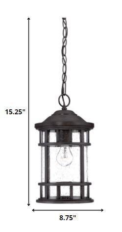 Matte Black Canister Hanging Light By Homeroots | Chandeliers | Modishstore - 5