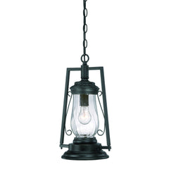 Matte Black Oil Lamp Hanging Light By Homeroots