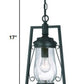 Matte Black Oil Lamp Hanging Light By Homeroots | Chandeliers | Modishstore - 2