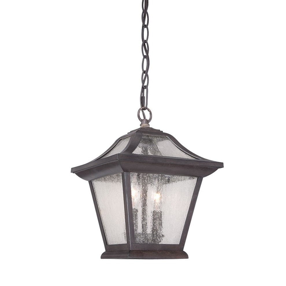Matte Black Birdhouse Shape Outdoor Hanging Light By Homeroots | Chandeliers | Modishstore - 2