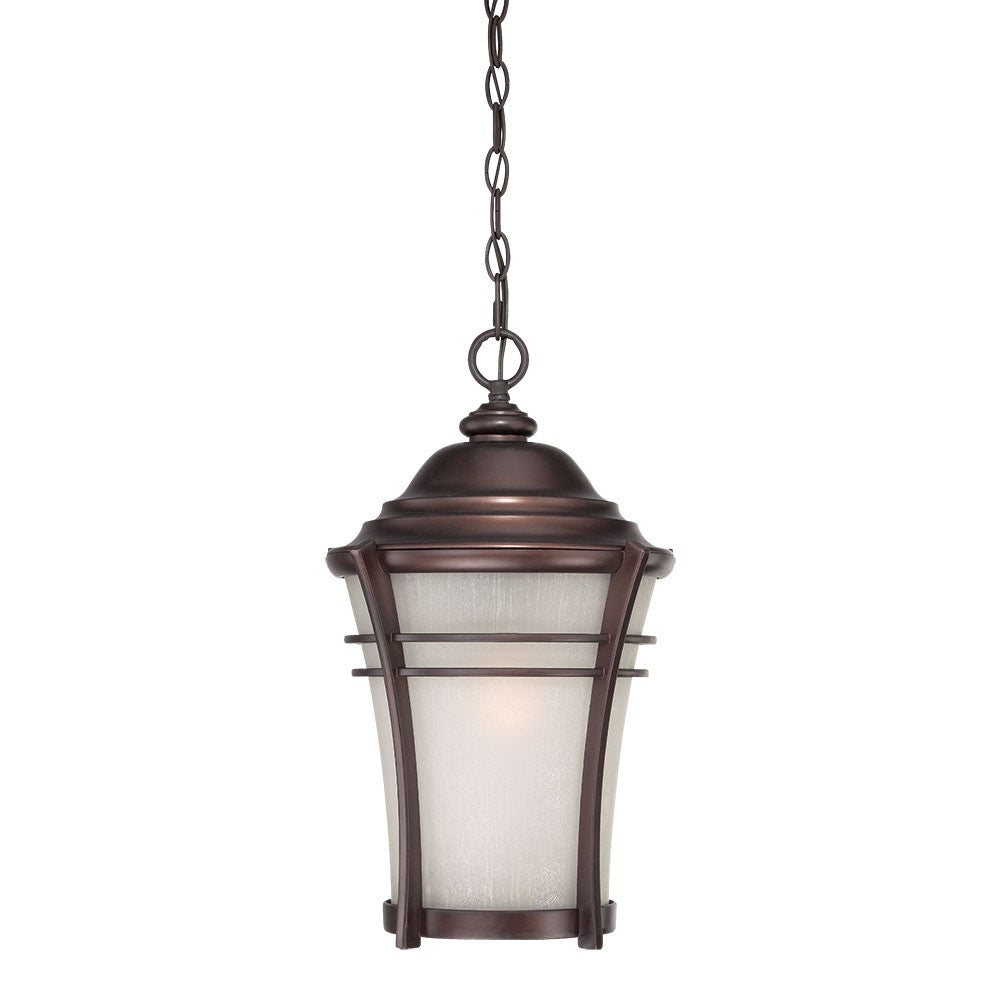Frosted Glass Bronze Lantern Hanging Light By Homeroots | Lanterns | Modishstore