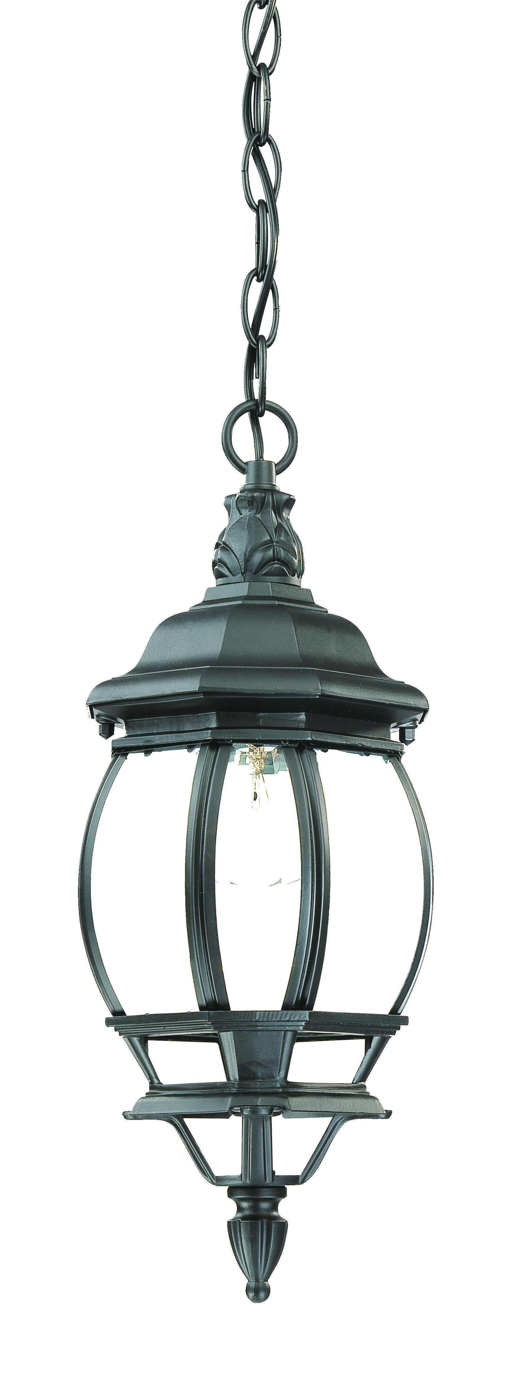 Matte Black Glass Globe Hanging Light By Homeroots | Chandeliers | Modishstore