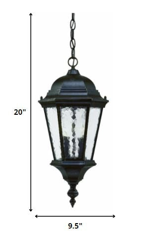 Two Light Brown Carousel Lantern Hanging Light By Homeroots | Lanterns | Modishstore - 2