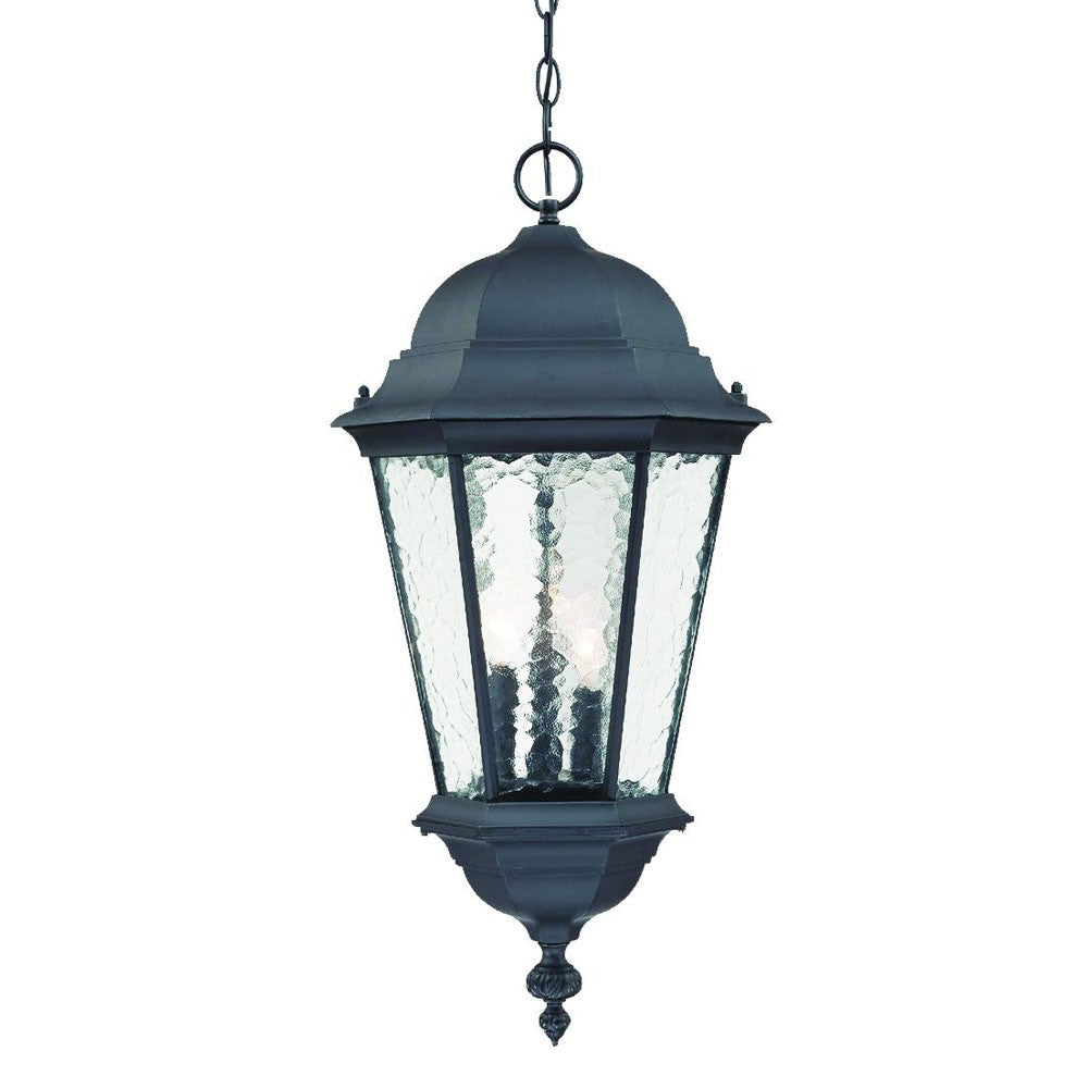 Telfair 3-Light Matte Black Hanging Light By Homeroots | Chandeliers | Modishstore