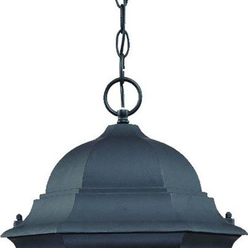Telfair 3-Light Matte Black Hanging Light By Homeroots | Chandeliers | Modishstore - 3