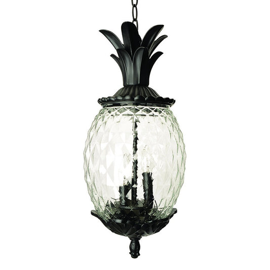 Lanai 3-Light Black Coral Hanging Light By Homeroots | Chandeliers | Modishstore