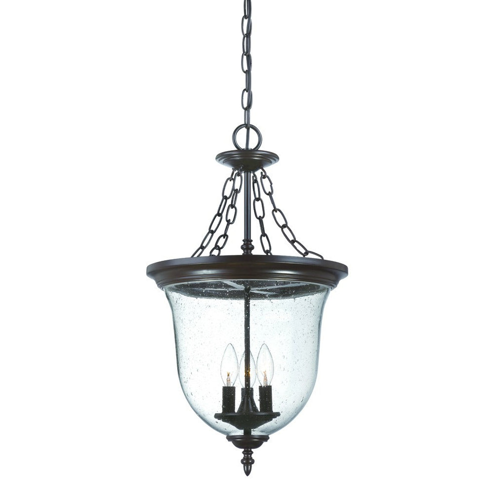 Belle 3-Light Architectural Bronze Hanging light By Homeroots | Chandeliers | Modishstore - 2