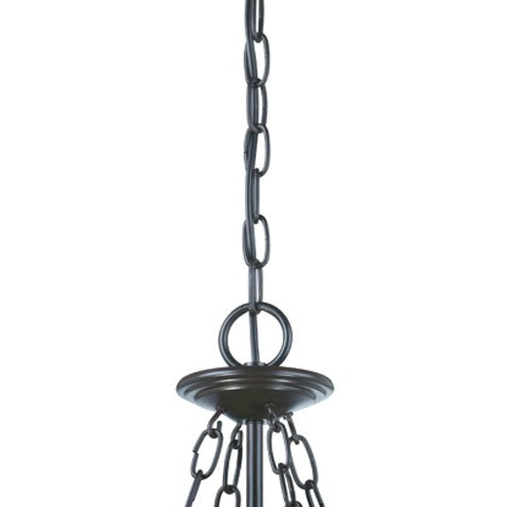Belle 3-Light Architectural Bronze Hanging light By Homeroots | Chandeliers | Modishstore - 3