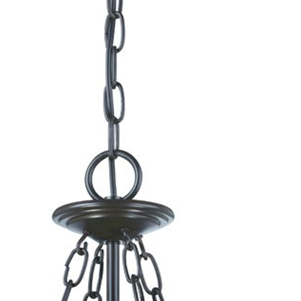 Belle 3-Light Architectural Bronze Hanging light By Homeroots | Chandeliers | Modishstore - 4