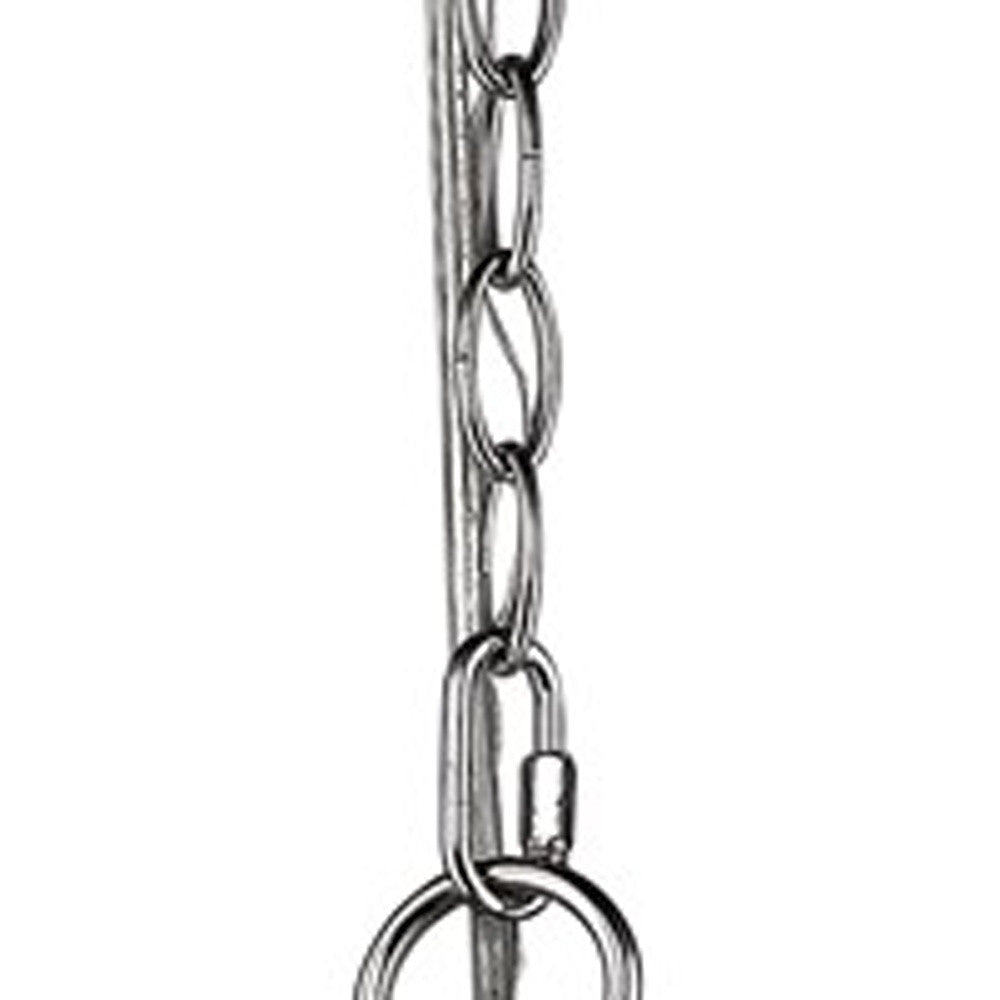 Kara 5-Light Polished Nickel Chandelier With Fabric Shades And Crystal Bobeches By Homeroots | Chandeliers | Modishstore - 3