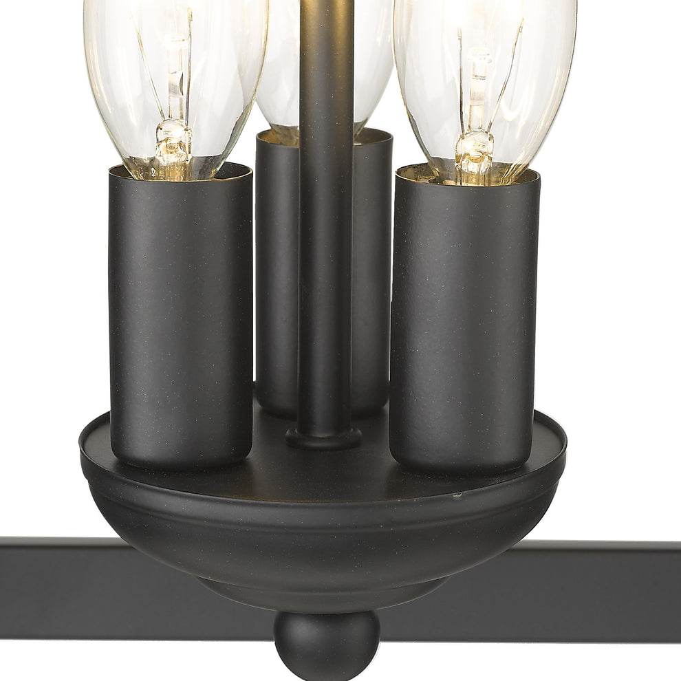 Vintage Black Metal Tapered Hanging Light By Homeroots | Chandeliers | Modishstore - 6