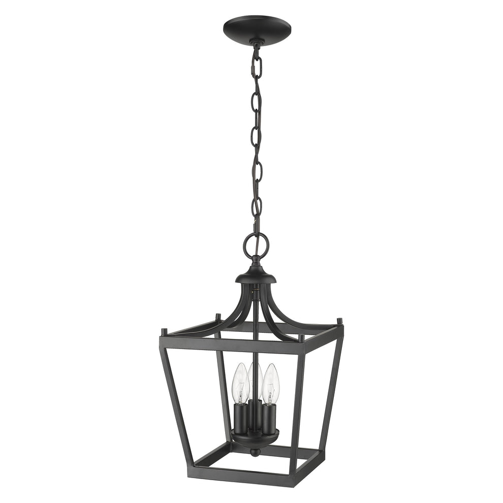 Vintage Black Metal Tapered Hanging Light By Homeroots | Chandeliers | Modishstore - 7
