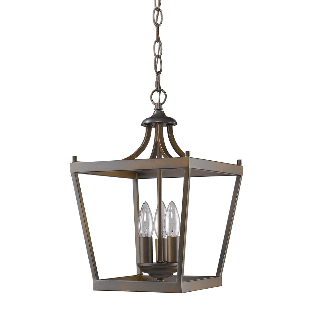 Vintage Brown Metal Tapered Hanging Light By Homeroots | Chandeliers | Modishstore