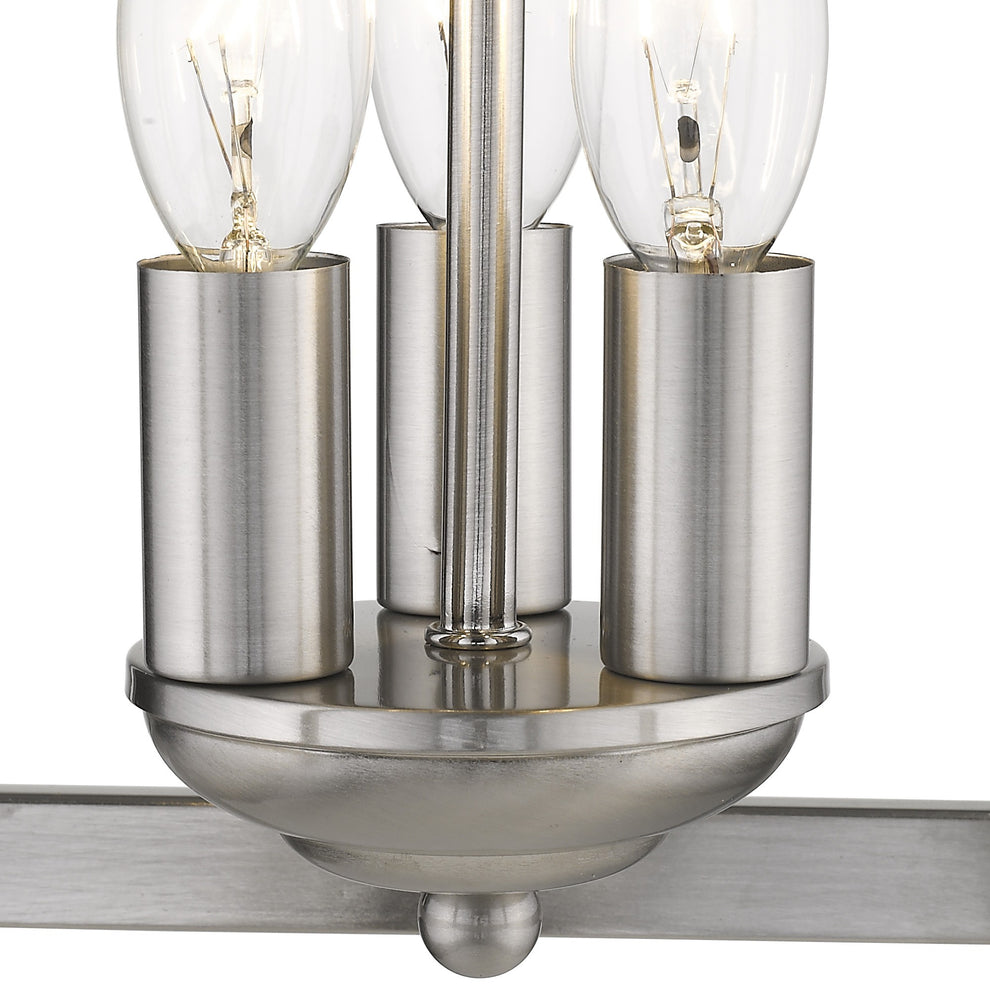 Vintage Silver Metal Tapered Hanging Light By Homeroots | Chandeliers | Modishstore - 6