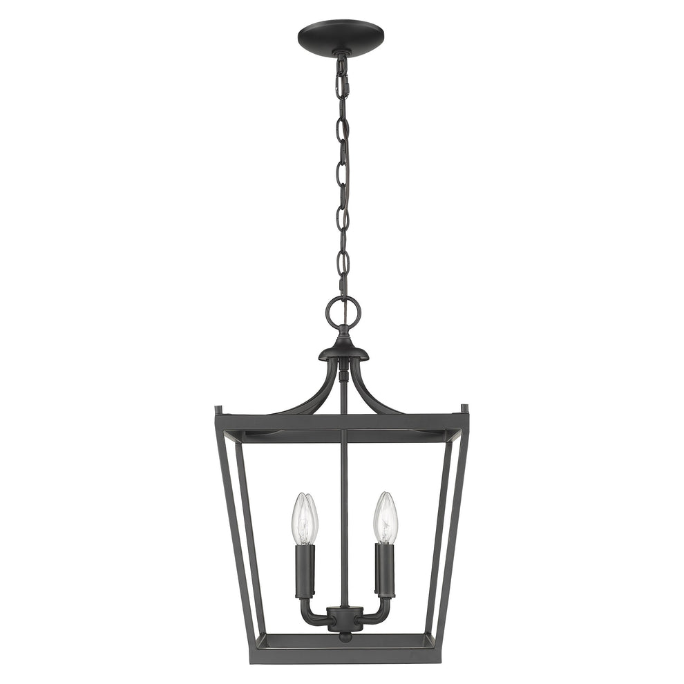 Kennedy 4-Light Matte Black Pendant By Homeroots | Pendant Lamps | Modishstore - 3