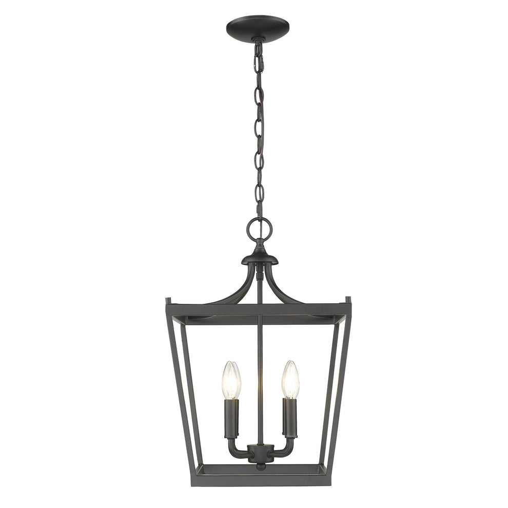 Kennedy 4-Light Matte Black Pendant By Homeroots | Pendant Lamps | Modishstore - 4