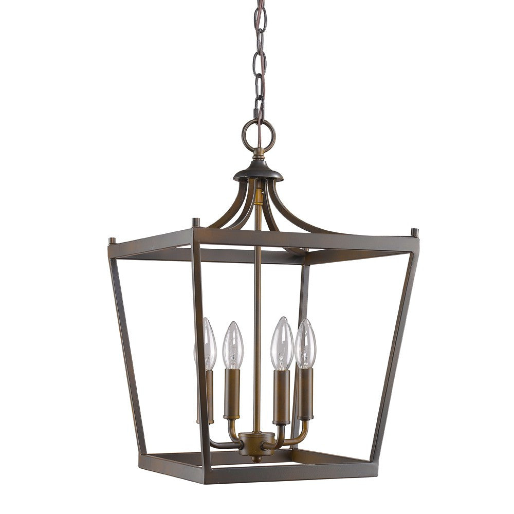 Kennedy 4-Light Oil-Rubbed Bronze Pendant By Homeroots