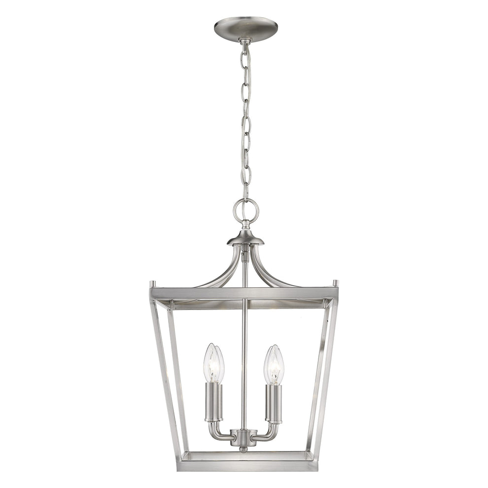 Kennedy 4-Light Satin Nickel Pendant By Homeroots | Pendant Lamps | Modishstore - 4