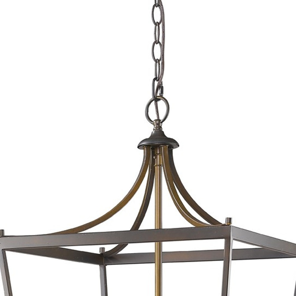 Kennedy 6-Light Oil-Rubbed Bronze Foyer Pendant By Homeroots | Pendant Lamps | Modishstore - 3