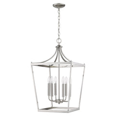 Kennedy 6-Light Satin Nickel Pendant By Homeroots