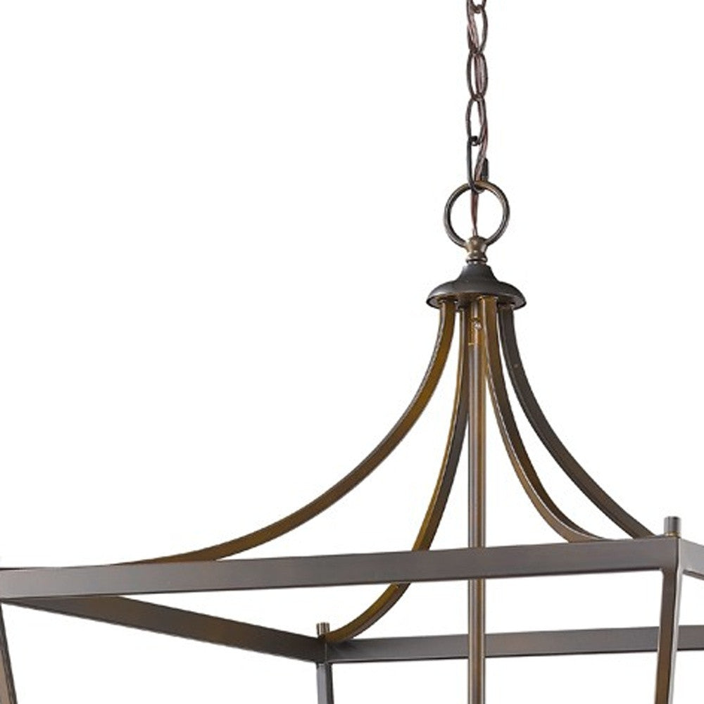 Kennedy 8-Light Oil-Rubbed Bronze Foyer Pendant By Homeroots | Pendant Lamps | Modishstore - 4