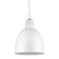Colby 1-Light White Pendant By Homeroots | Pendant Lamps | Modishstore