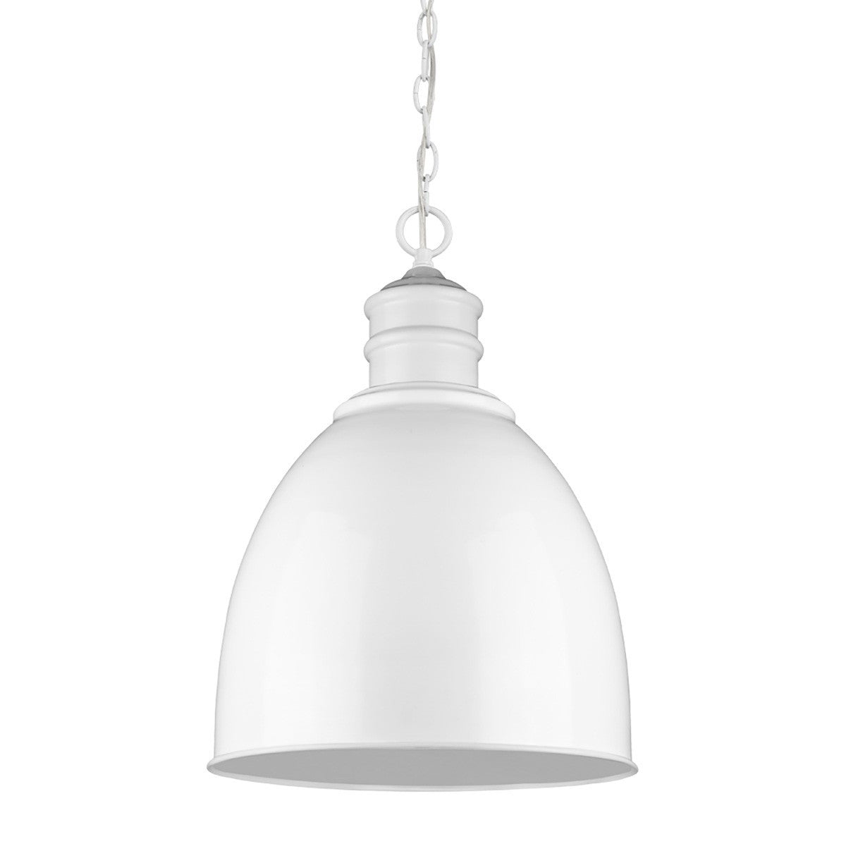 Colby 1-Light White Pendant By Homeroots | Pendant Lamps | Modishstore - 2