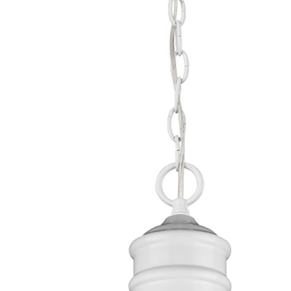 Colby 1-Light White Pendant By Homeroots | Pendant Lamps | Modishstore - 4