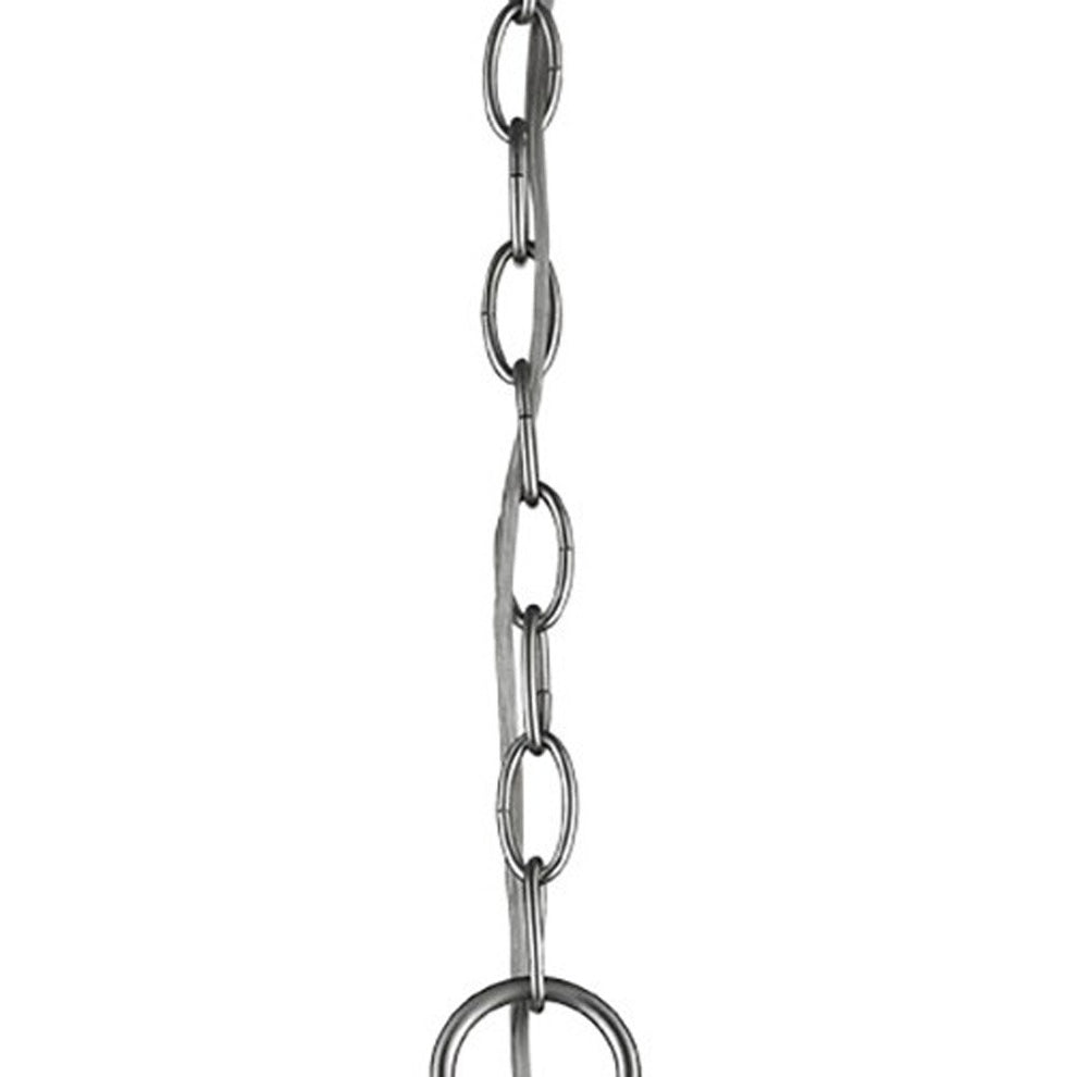 Minimalist Silver Metal Pendant Hanging Light By Homeroots | Pendant Lamps | Modishstore - 3