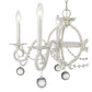 Callie 5-Light Country White Chandelier By Homeroots | Chandeliers | Modishstore - 7