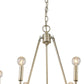 Reagan 6-Light Washed Gold Chandelier By Homeroots | Chandeliers | Modishstore - 4