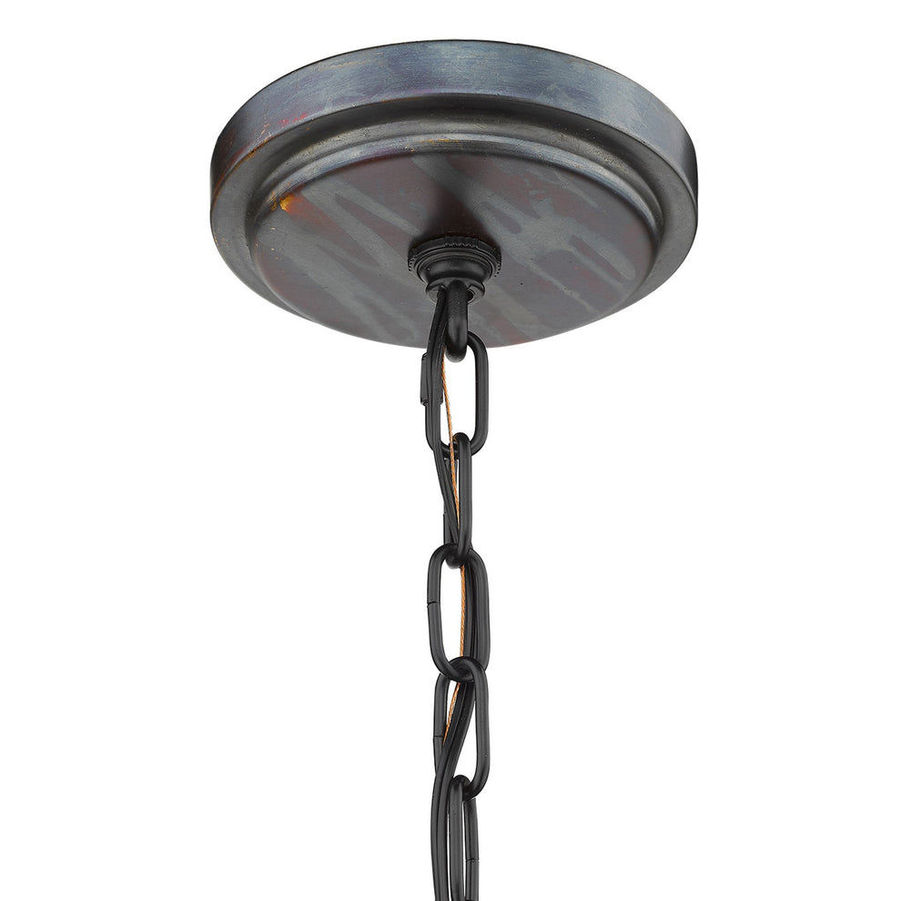 Ryker 3-Light Bronze Patina Pendant By Homeroots | Pendant Lamps | Modishstore - 6