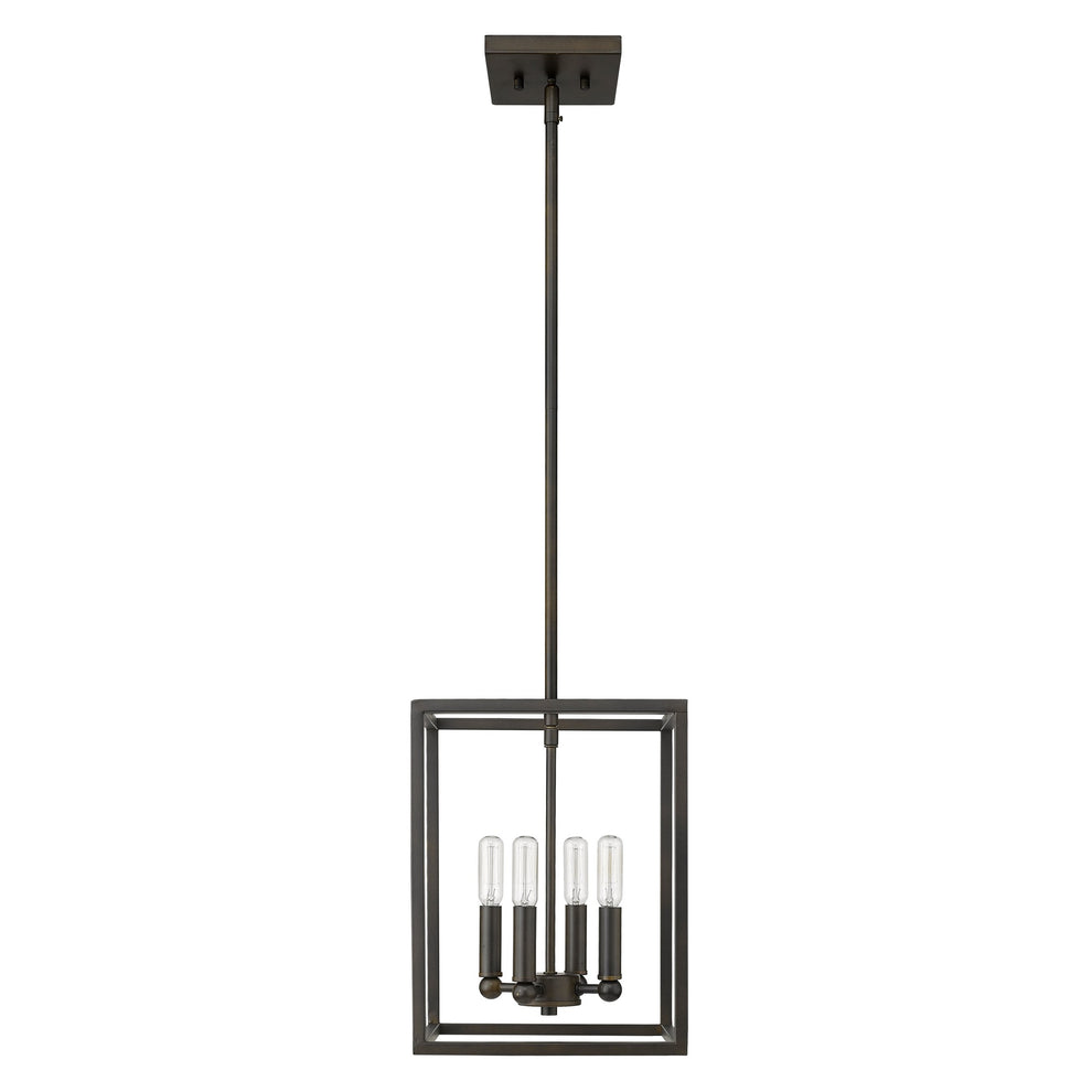 Cobar 4-Light Oil-Rubbed Bronze Pendant By Homeroots | Pendant Lamps | Modishstore - 5