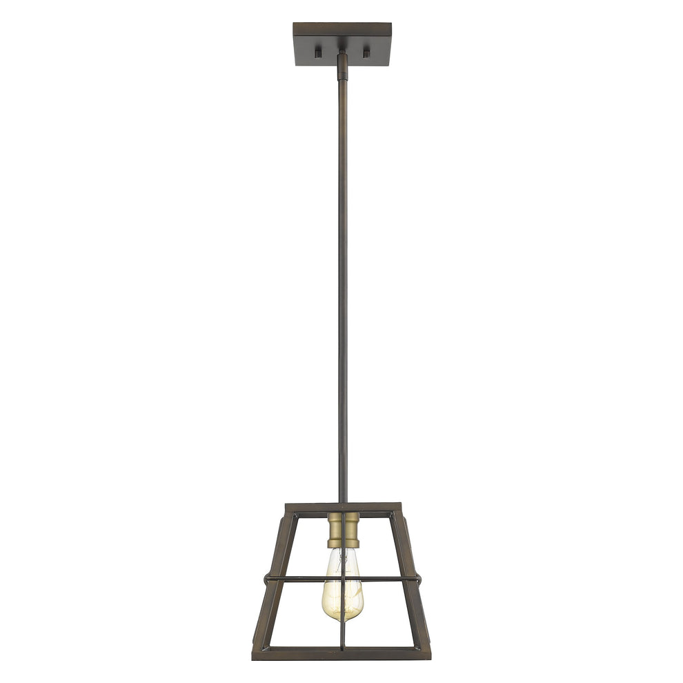 Charley 1-Light Oil-Rubbed Bronze Mini-Pendant By Homeroots | Pendant Lamps | Modishstore - 2