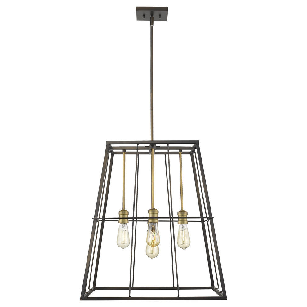 Charley 5-Light Oil-Rubbed Bronze Pendant By Homeroots | Pendant Lamps | Modishstore - 4