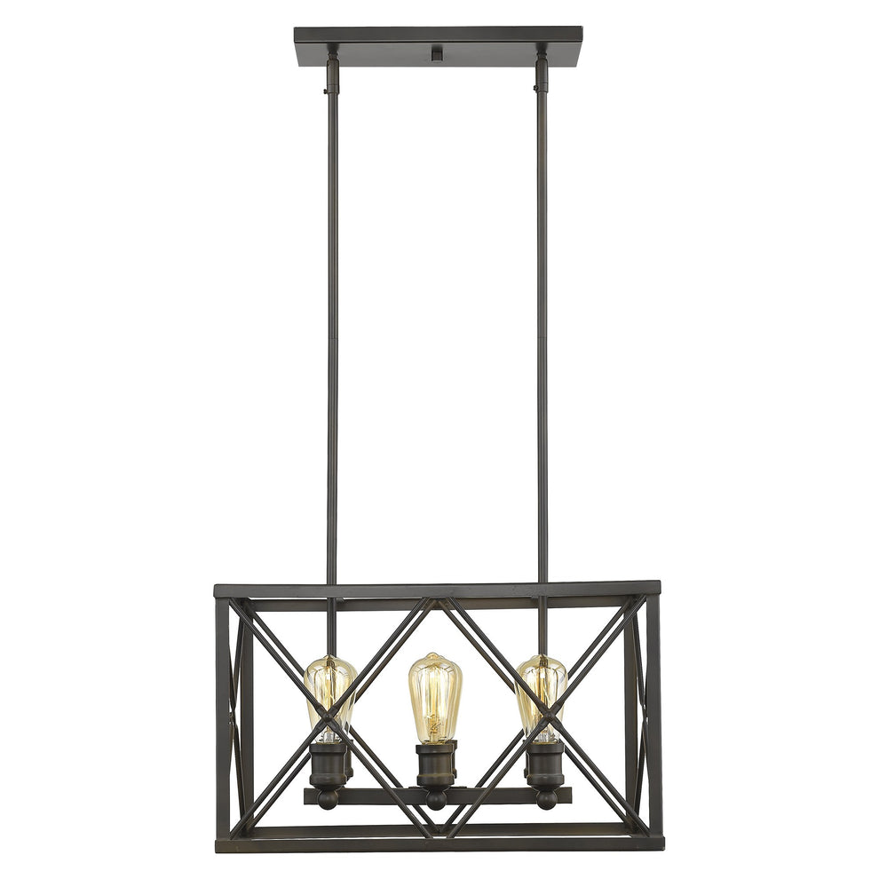 Brooklyn 6-Light Oil-Rubbed Bronze Pendant By Homeroots | Pendant Lamps | Modishstore - 3