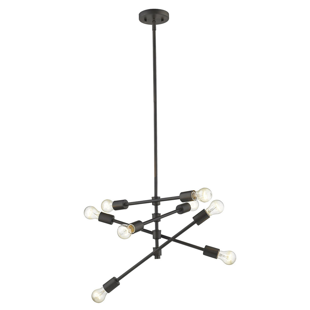 Calix 8-Light Oil-Rubbed Bronze Pendant By Homeroots | Pendant Lamps | Modishstore - 2