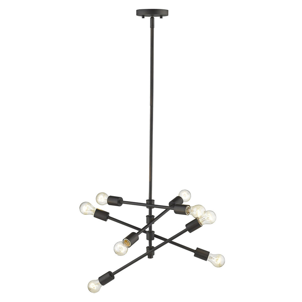 Calix 8-Light Oil-Rubbed Bronze Pendant By Homeroots | Pendant Lamps | Modishstore - 3