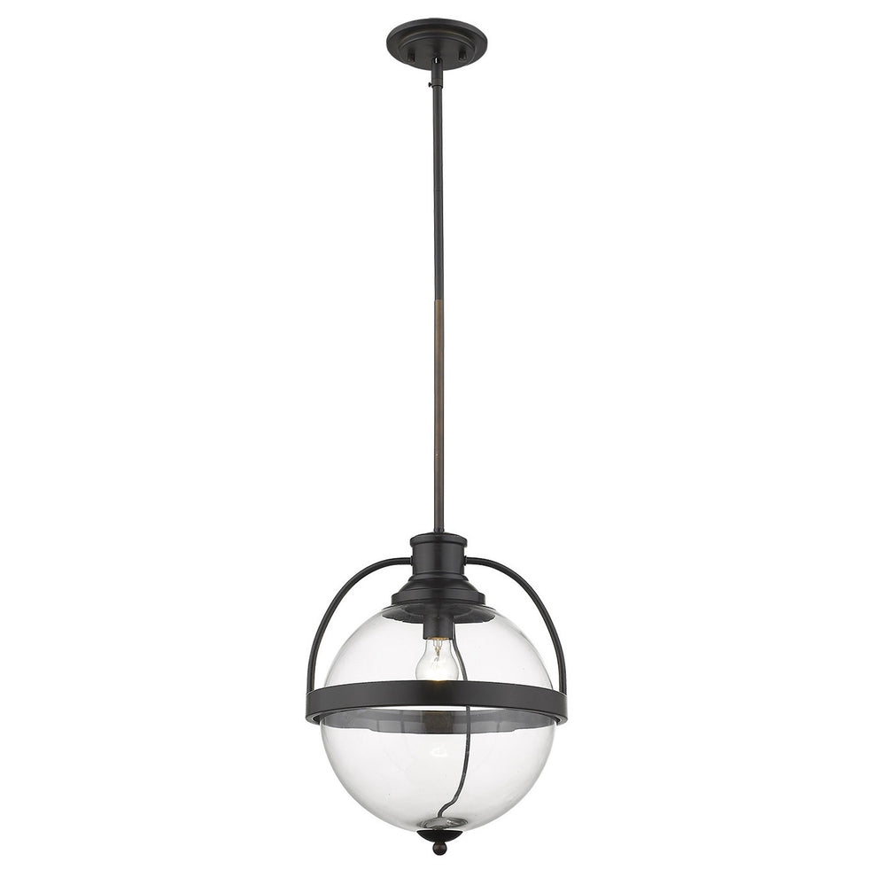 Kassian 1-Light Oil-Rubbed Bronze Pendant By Homeroots | Pendant Lamps | Modishstore - 4