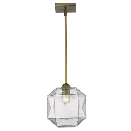 Loft 1-Light Brass Pendant By Homeroots | Pendant Lamps | Modishstore