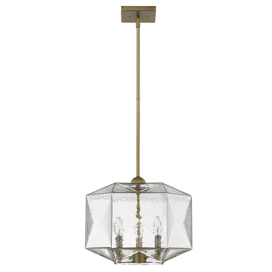 Loft 3-Light Brass Pendant By Homeroots | Pendant Lamps | Modishstore